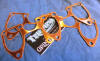 Trident copper rocker box gaskets