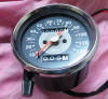 grey 120MPH speedo