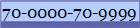 70-0000-70-9999